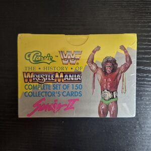 Classic WWF WrestleMania Complete 150 Collector's Cards Series 2 SEALED 🔥 RARE